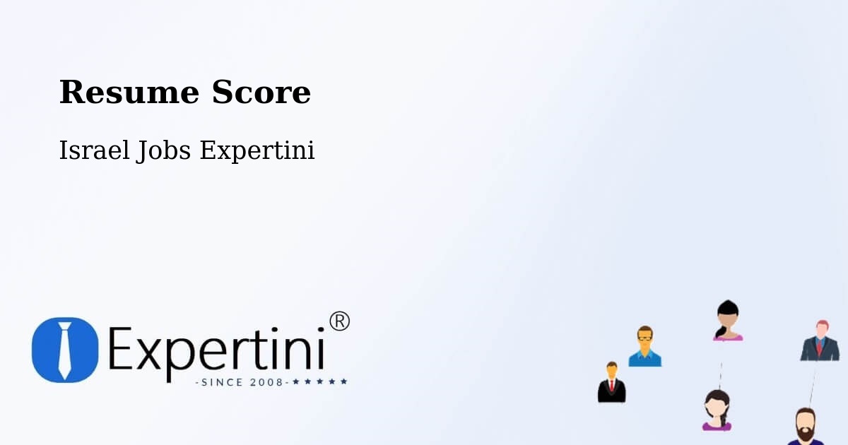 Resume Score & Job Description Match Tool – Metulla - Israel Jobs Expertini